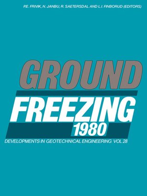 cover image of Ground Freezing 1980